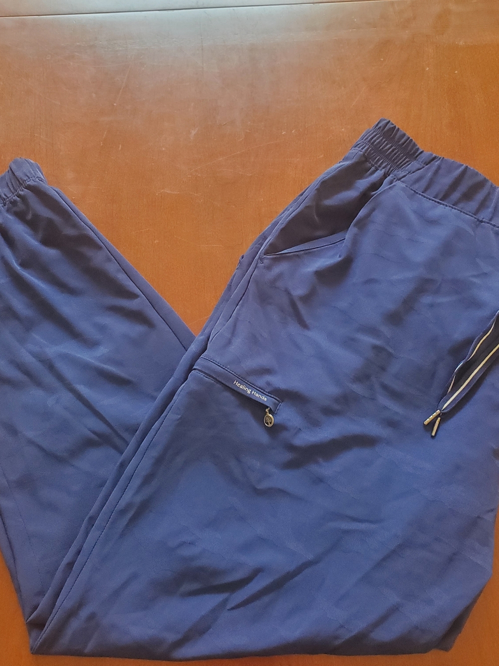 Healing Hands Women's Deep Blue Jogger Scrubs Size 2x
